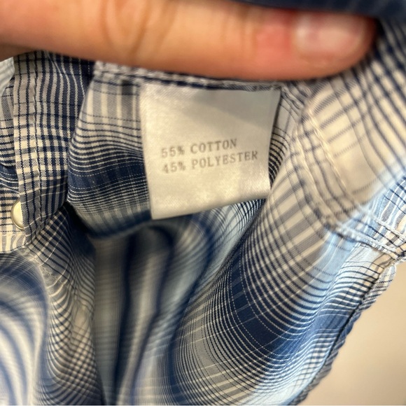 LiquidWest  Mens S Shirt Western Cowboy Pearl Snap Short Sleeve Pockets Cotton - Picture 11 of 12